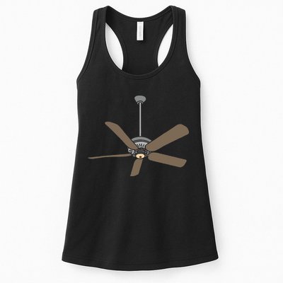 Ceiling Fan Lazy DIY Halloween Costume Funny Easy Womens Tank Top