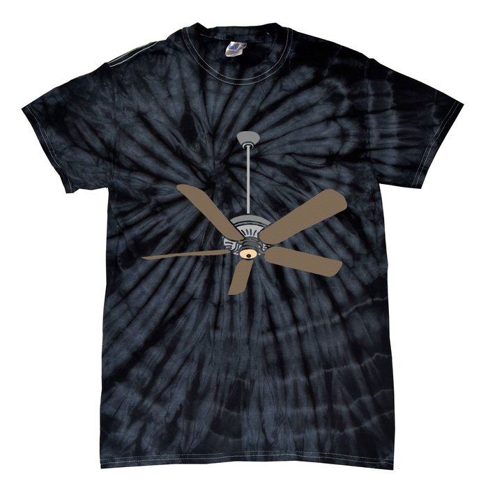 Ceiling Fan Lazy DIY Halloween Costume Funny Easy Tie-Dye T-Shirt