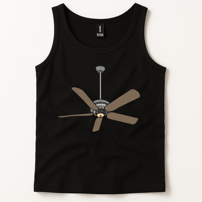 Ceiling Fan Lazy DIY Halloween Costume Funny Easy Tank Top