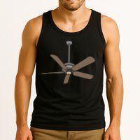 Ceiling Fan Lazy DIY Halloween Costume Funny Easy Tank Top