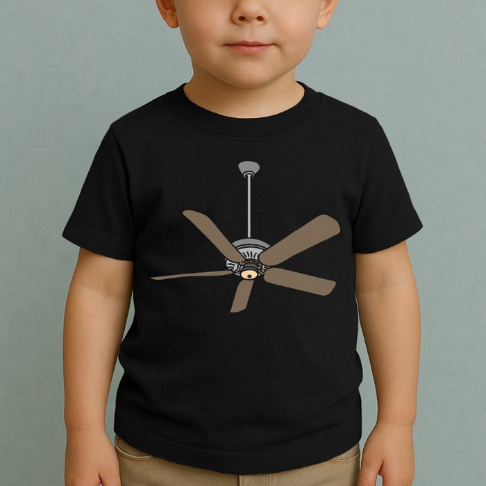 Ceiling Fan Lazy DIY Halloween Costume Funny Easy Toddler T-Shirt