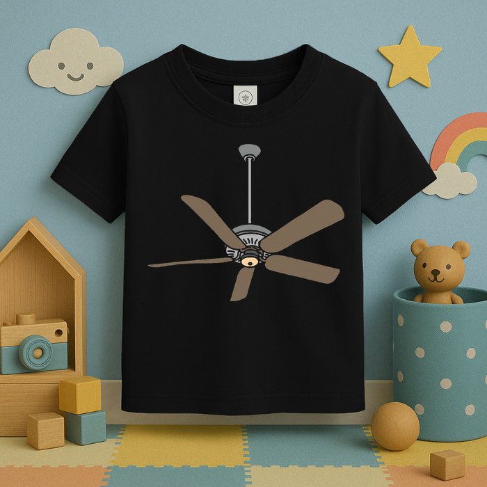 Ceiling Fan Lazy DIY Halloween Costume Funny Easy Toddler T-Shirt