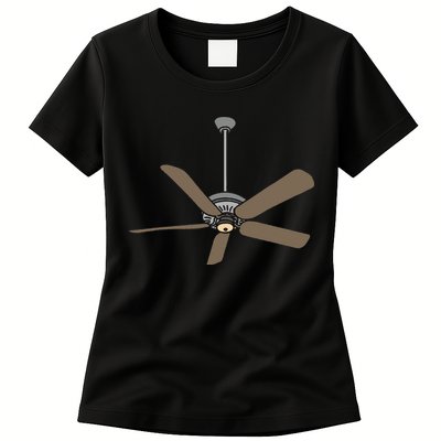 Ceiling Fan Lazy DIY Halloween Costume Funny Easy Womens T-Shirt