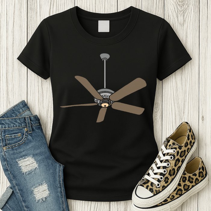 Ceiling Fan Lazy DIY Halloween Costume Funny Easy Womens T-Shirt