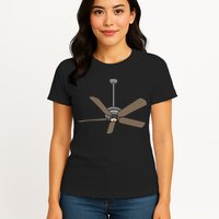 Ceiling Fan Lazy DIY Halloween Costume Funny Easy Womens T-Shirt