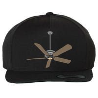 Ceiling Fan Lazy DIY Halloween Costume Funny Easy Wool Snapback Cap