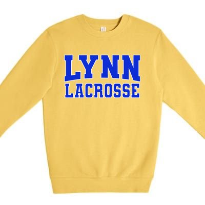 College Fever Lynn University Lacrosse Premium Crewneck Sweatshirt