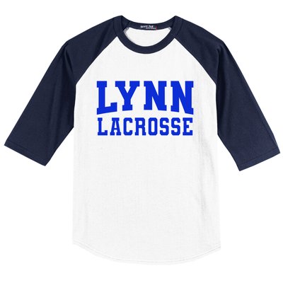 College Fever Lynn University Lacrosse Baseball Sleeve Shirt