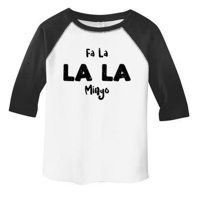 Christmas: Fa La La La Mingo Flamingo Sayings Gift Toddler Fine Jersey T-Shirt