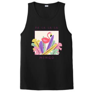 Cute Fa La La Mingo Christmas Falala Snow Flamingo Funny Great Gift PosiCharge Competitor Tank