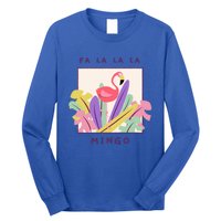 Cute Fa La La Mingo Christmas Falala Snow Flamingo Funny Great Gift Long Sleeve Shirt