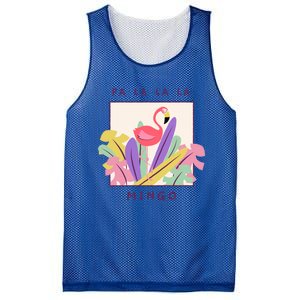 Cute Fa La La Mingo Christmas Falala Snow Flamingo Funny Great Gift Mesh Reversible Basketball Jersey Tank