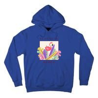 Cute Fa La La Mingo Christmas Falala Snow Flamingo Funny Great Gift Tall Hoodie