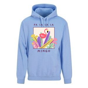 Cute Fa La La Mingo Christmas Falala Snow Flamingo Funny Great Gift Unisex Surf Hoodie