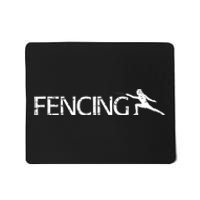 Cute Fencing Logo Mousepad