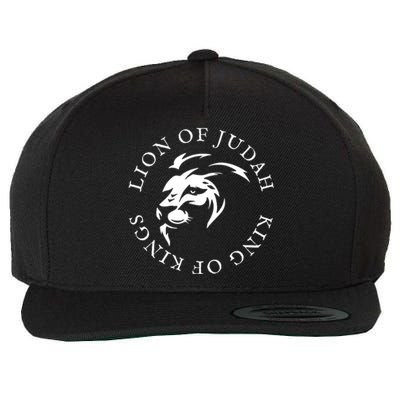 Christian Faith Lion Of Judah Gift Wool Snapback Cap