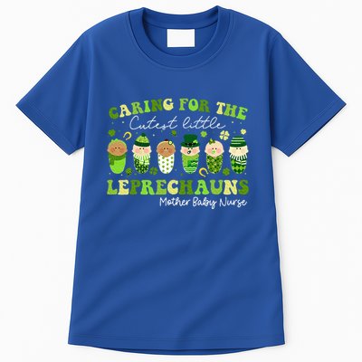 Care For Little Leprechauns Mother Baby Nurse St Patricks Tall T-Shirt