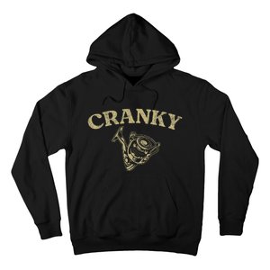 Crankbait Fishing Lure Funny Cranky Fishing Hoodie