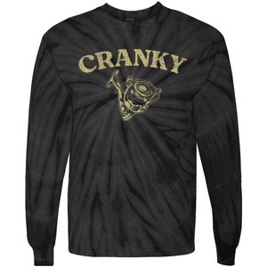 Crankbait Fishing Lure Funny Cranky Fishing Tie-Dye Long Sleeve Shirt