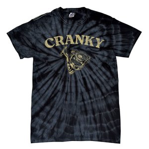 Crankbait Fishing Lure Funny Cranky Fishing Tie-Dye T-Shirt