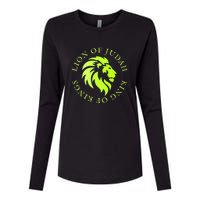 Christian Faith Lion Of Judah Gift Womens Cotton Relaxed Long Sleeve T-Shirt