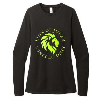 Christian Faith Lion Of Judah Gift Womens CVC Long Sleeve Shirt