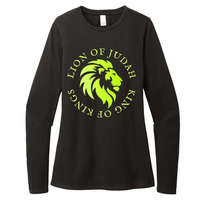 Christian Faith Lion Of Judah Gift Womens CVC Long Sleeve Shirt