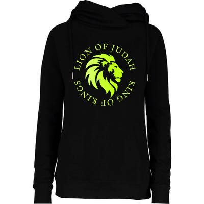 Christian Faith Lion Of Judah Gift Womens Funnel Neck Pullover Hood