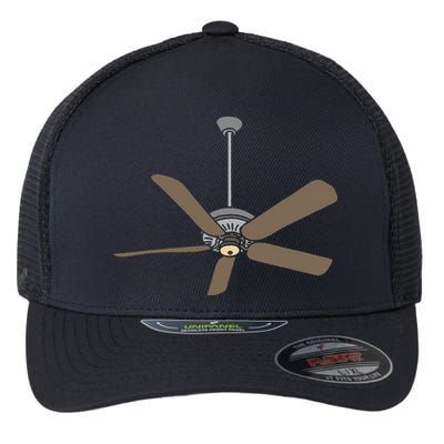 Ceiling Fan Lazy DIY Halloween Costume Funny Easy Flexfit Unipanel Trucker Cap