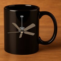 Ceiling Fan Lazy DIY Halloween Costume Funny Easy 11oz C Handle Ceramic Mug