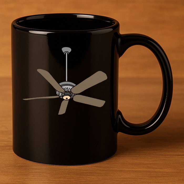 Ceiling Fan Lazy DIY Halloween Costume Funny Easy 11oz C Handle Ceramic Mug