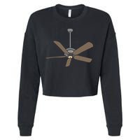Ceiling Fan Lazy DIY Halloween Costume Funny Easy Cropped Pullover Crew