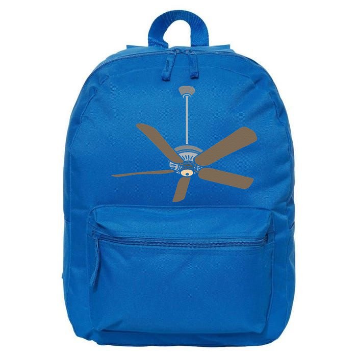 Ceiling Fan Lazy DIY Halloween Costume Funny Easy 16 in Basic Backpack