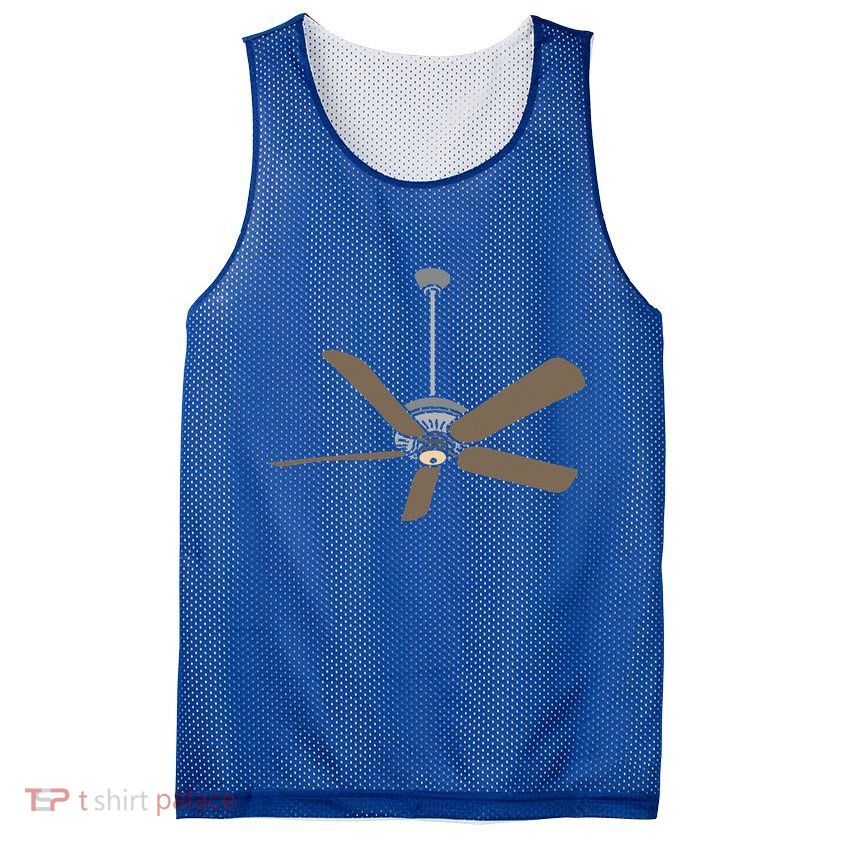 Ceiling Fan Lazy DIY Halloween Costume Funny Easy Mesh Reversible Basketball Jersey Tank