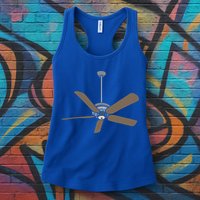 Ceiling Fan Lazy DIY Halloween Costume Funny Easy Womens Tank Top