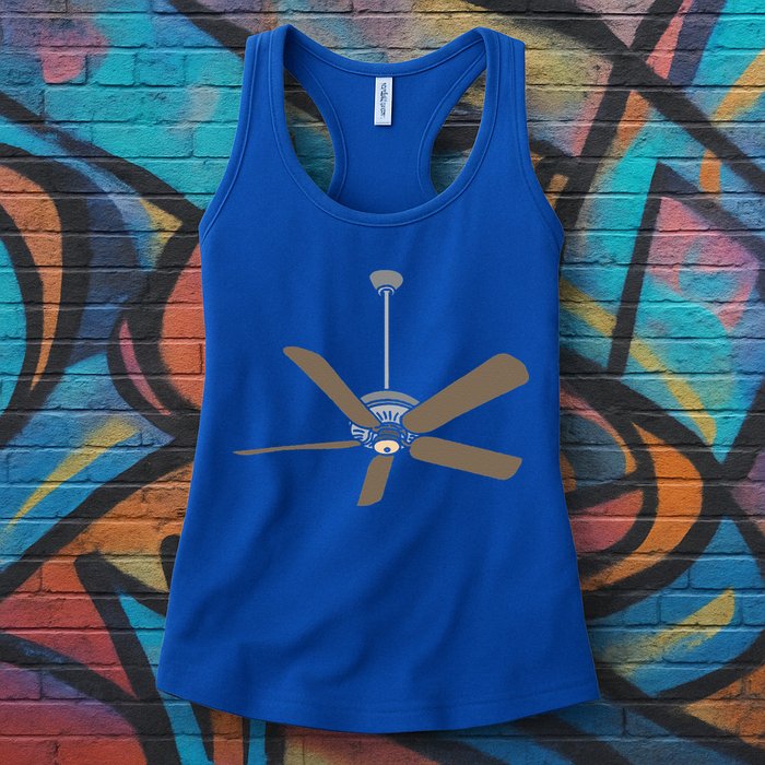 Ceiling Fan Lazy DIY Halloween Costume Funny Easy Womens Tank Top