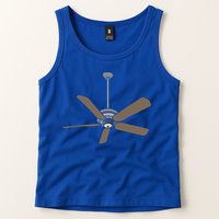 Ceiling Fan Lazy DIY Halloween Costume Funny Easy Tank Top