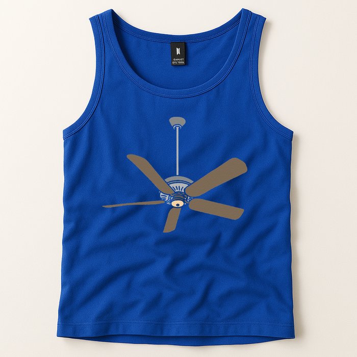 Ceiling Fan Lazy DIY Halloween Costume Funny Easy Tank Top