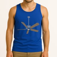 Ceiling Fan Lazy DIY Halloween Costume Funny Easy Tank Top