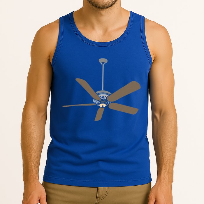Ceiling Fan Lazy DIY Halloween Costume Funny Easy Tank Top