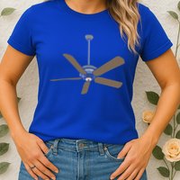 Ceiling Fan Lazy DIY Halloween Costume Funny Easy Womens T-Shirt