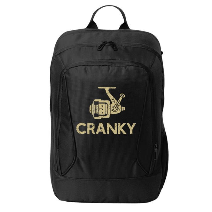 Crankbait Fishing Lure Cranky Funny Gift Ideas For Fishing City Backpack