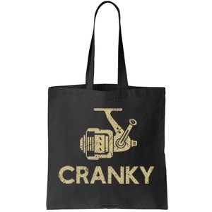 Crankbait Fishing Lure Cranky Funny Gift Ideas For Fishing Tote Bag