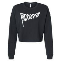 Cooper Flag Lover Cropped Pullover Crew