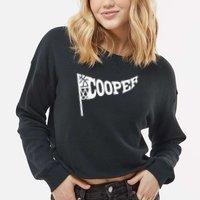 Cooper Flag Lover Cropped Pullover Crew