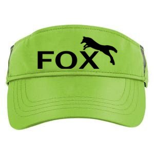 Cute Fox Logo Adult Drive Performance Visor