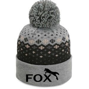 Cute Fox Logo The Baniff Cuffed Pom Beanie