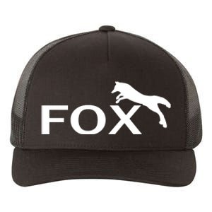 Cute Fox Logo Yupoong Adult 5-Panel Trucker Hat