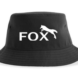 Cute Fox Logo Sustainable Bucket Hat