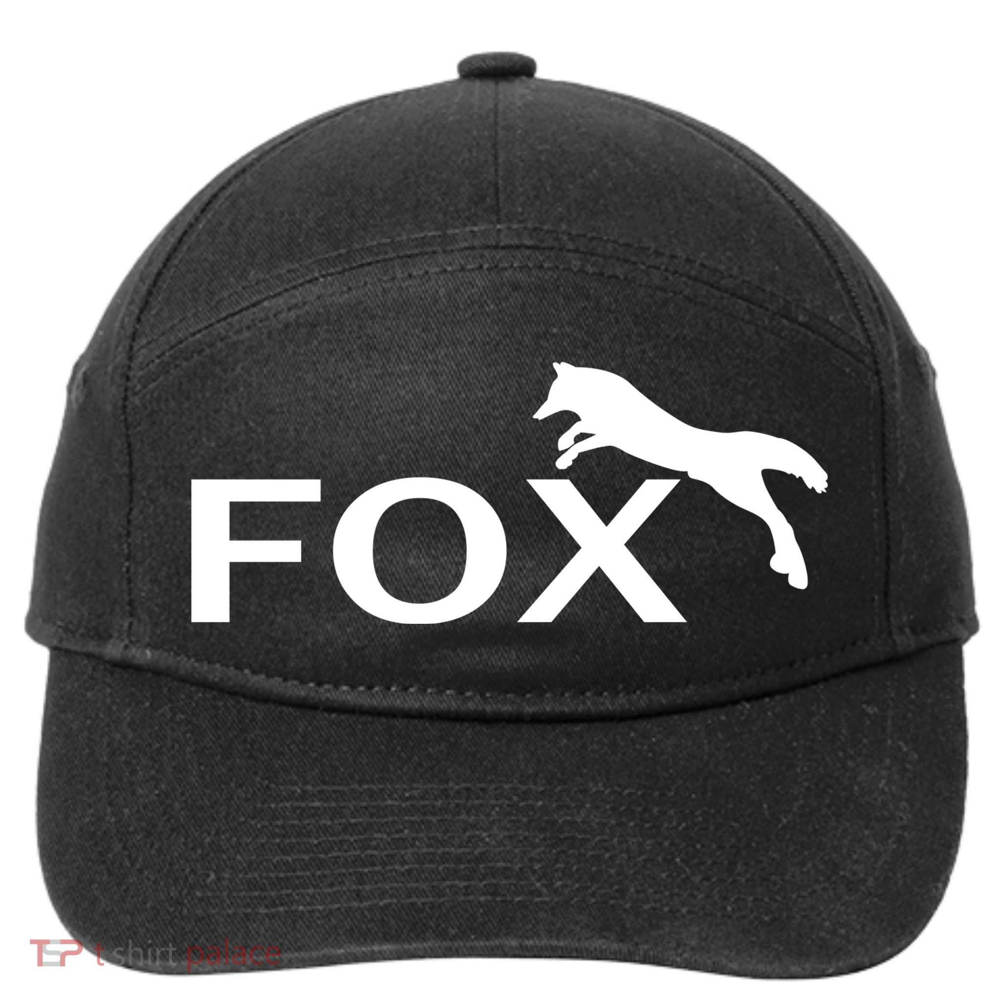 Cute Fox Logo 7-Panel Snapback Hat